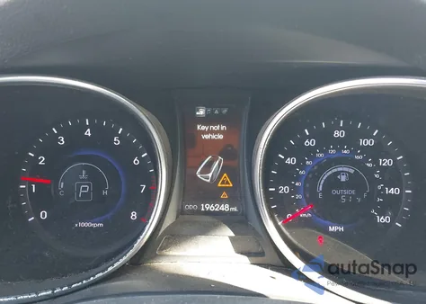 2013 Hyundai Santa Fe Sport 2.0T from USA, damaged, VIN 5XYZUDLA2DG099444